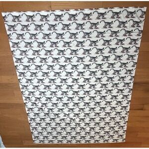 VTG B. Kliban Cat In Red Sneakers Burlington Twin Flat Sheet 80s USA Made 66x90